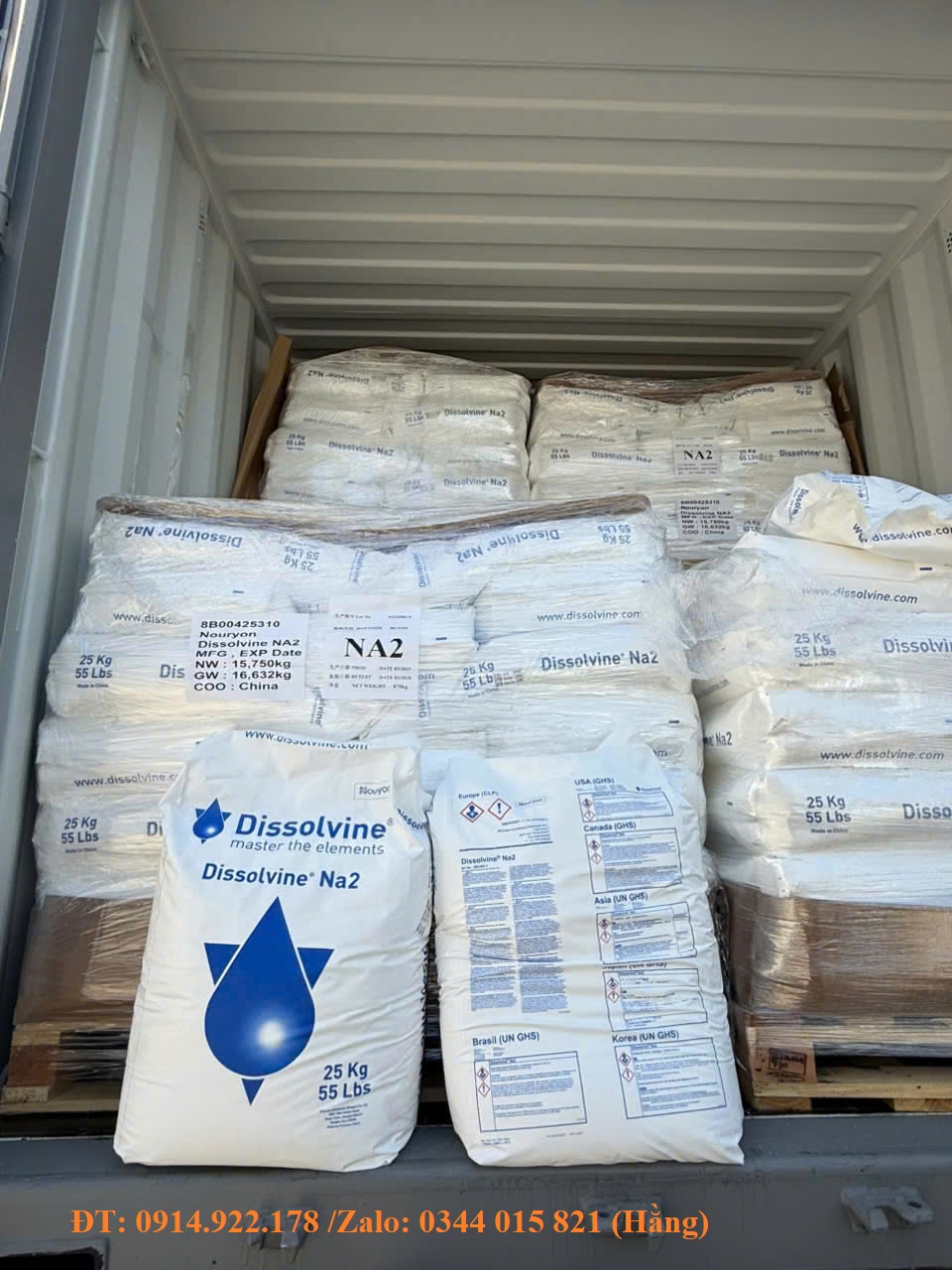 Edta Hà Lan khử phèn, kim loại nặng cho ao nuôi, làm giảm độ cứng nước